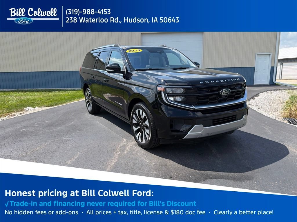 Certified 2025 Ford Expedition Max Platinum w/ Driver's Package