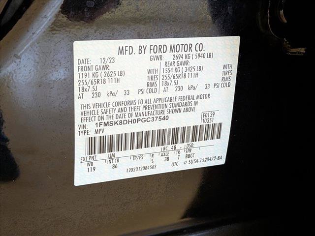 Certified 2023 Ford Explorer XLT AWD/4WD image 27