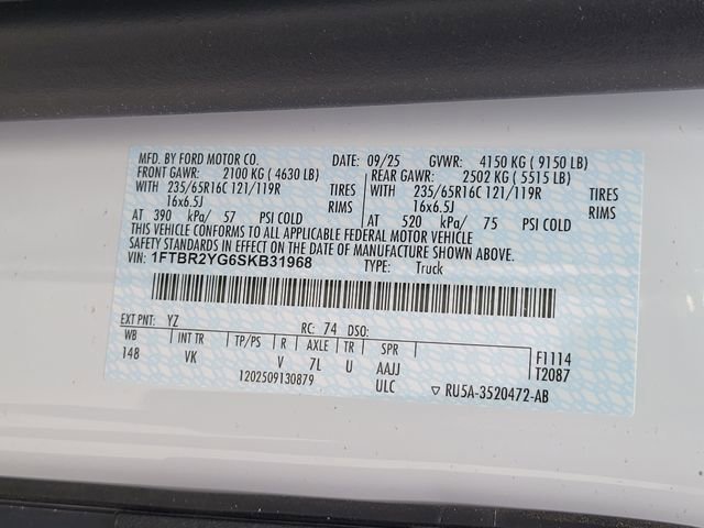 Certified 2025 Ford Transit 250 Low Roof AWD image 16