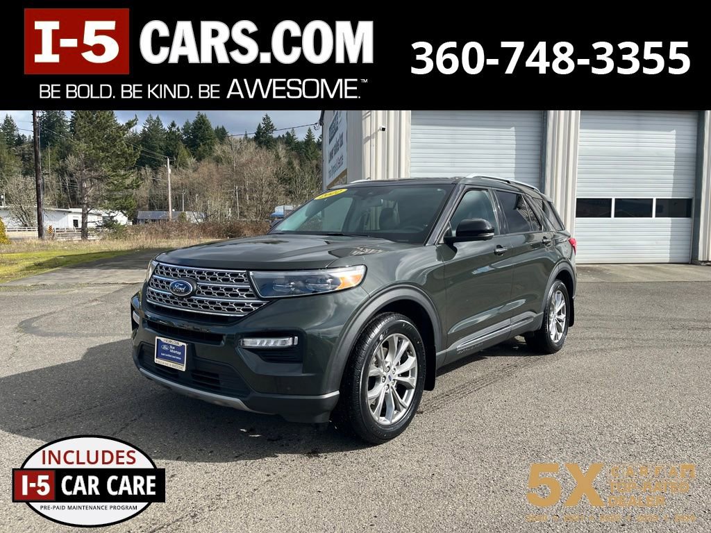 Certified 2022 Ford Explorer Limited w/ Equipment Group 301A image 1