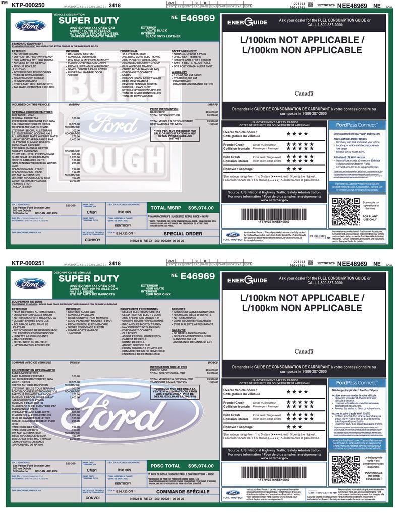 Certified 2022 Ford F250 Lariat w/ Lariat Ultimate Package AWD/4WD image 49