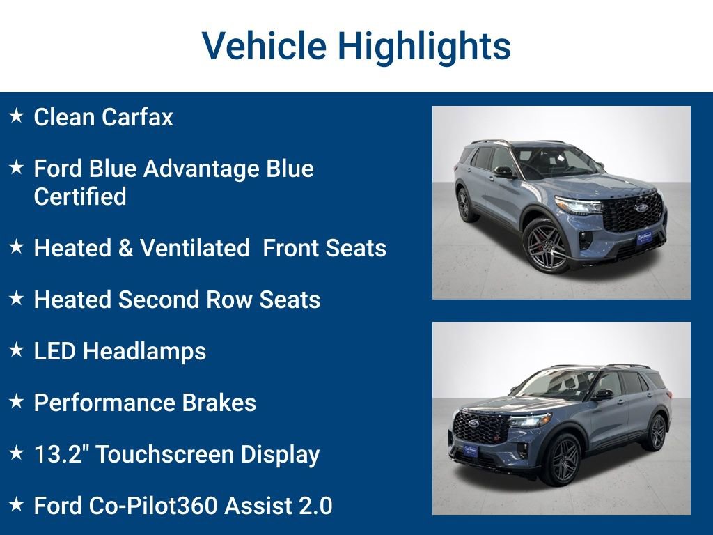 Certified 2025 Ford Explorer ST image 3