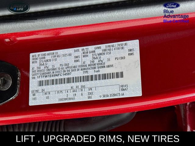 Certified 2022 Ford F150 XLT w/ Equipment Group 302A High image 30