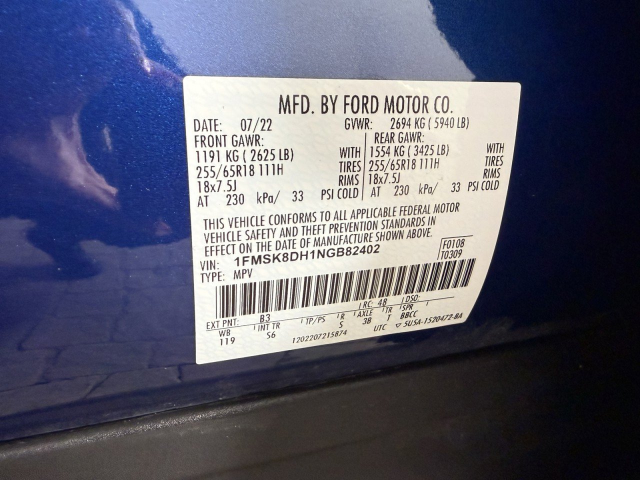 Certified 2022 Ford Explorer XLT w/ Equipment Group 202A image 28