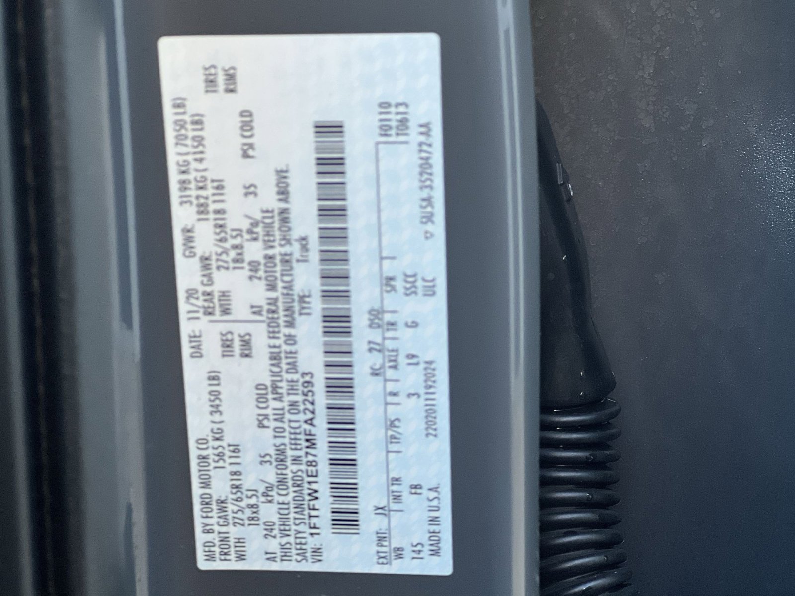 Certified 2021 Ford F150 XLT w/ Equipment Group 302A High AWD/4WD image 36