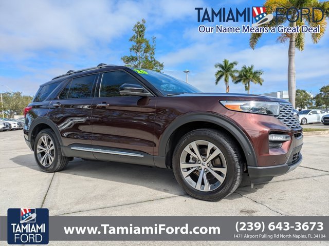 Certified 2020 Ford Explorer Platinum w/ Premium Technology Package image 1