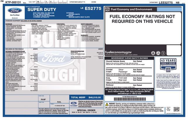 Certified 2020 Ford F350 XL w/ STX Appearance Package image 4