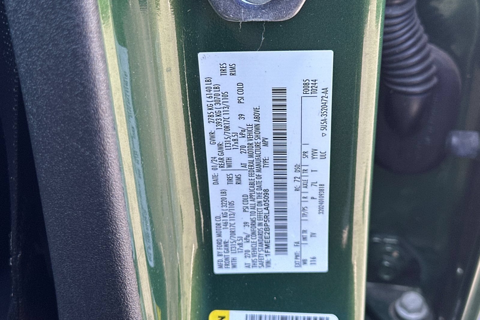 Certified 2024 Ford Bronco Wildtrak AWD/4WD image 32