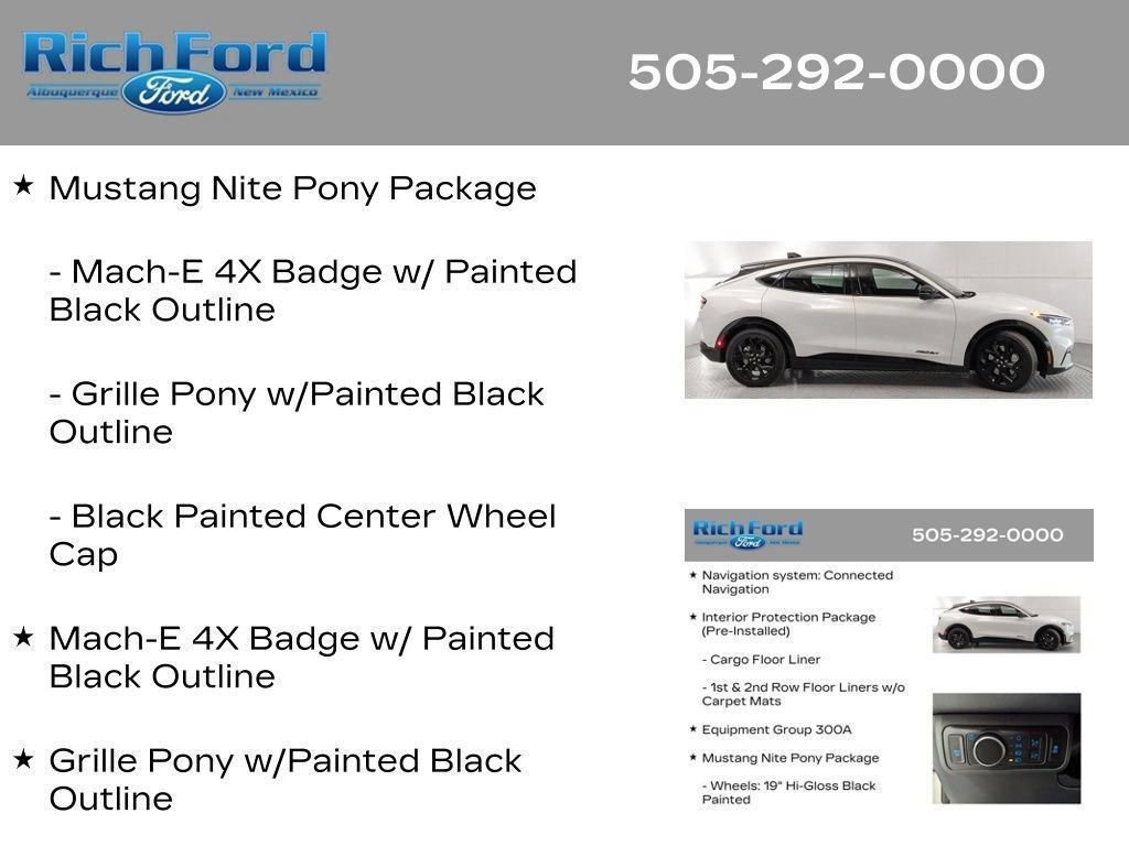 Certified 2023 Ford Mustang Mach-E Premium w/ Mustang Nite Pony Package AWD/4WD image 48