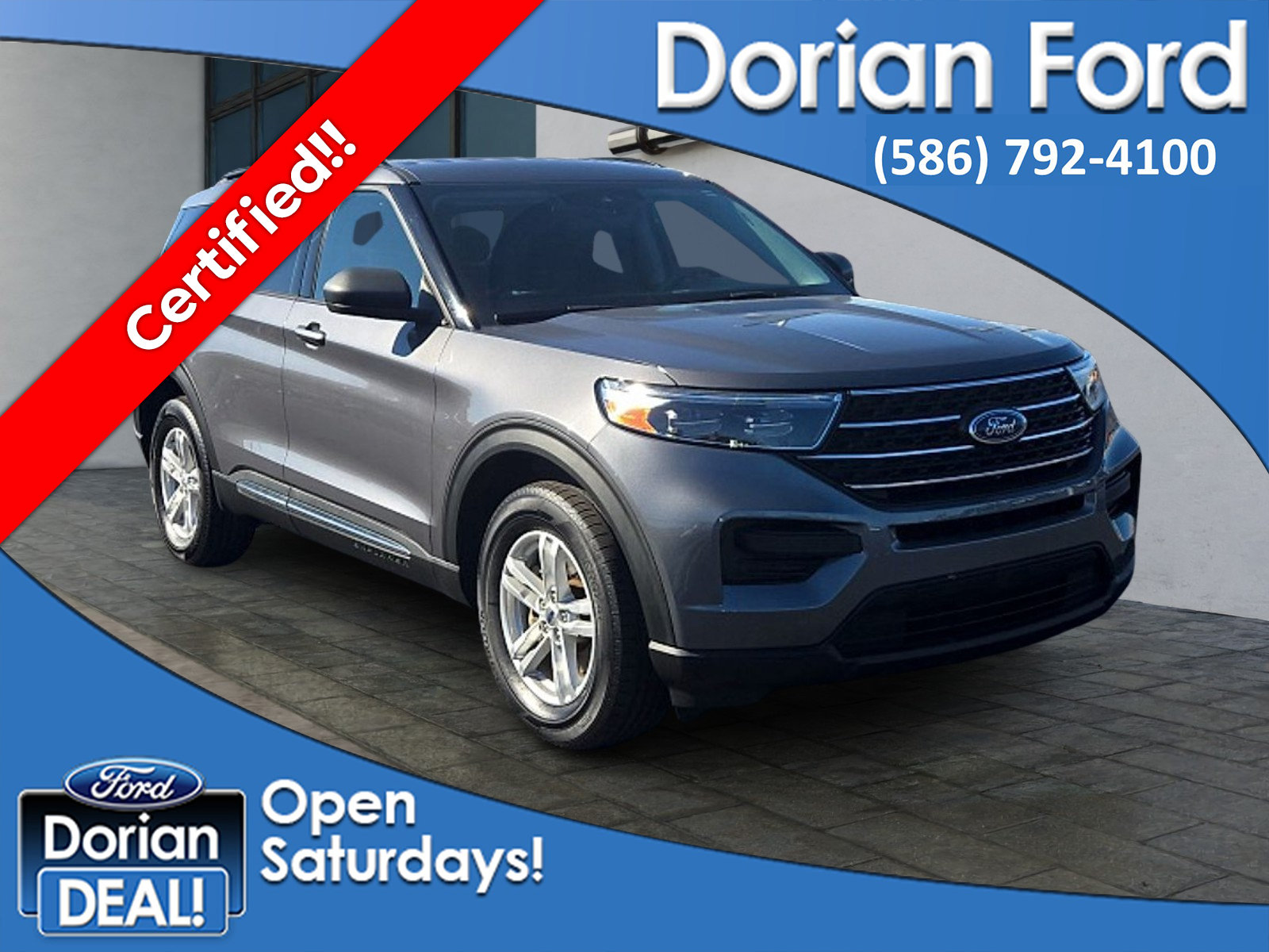 Certified 2022 Ford Explorer XLT