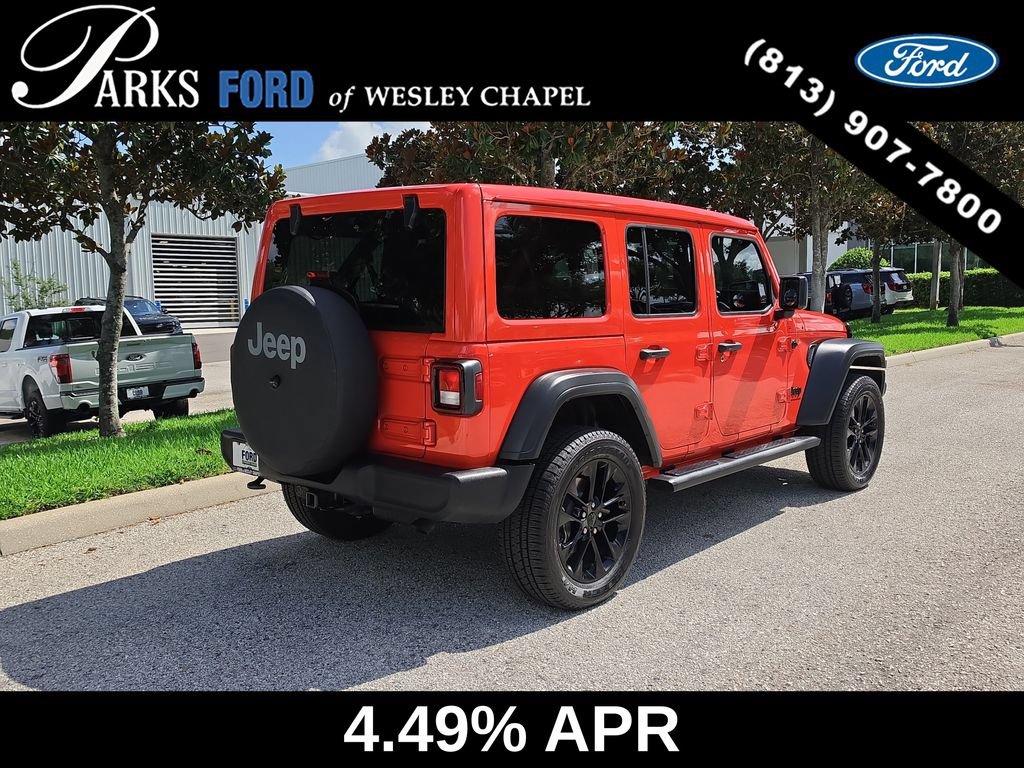 Used 2023 Jeep Wrangler Unlimited Sport w/ Sun And Sound Package AWD/4WD image 4