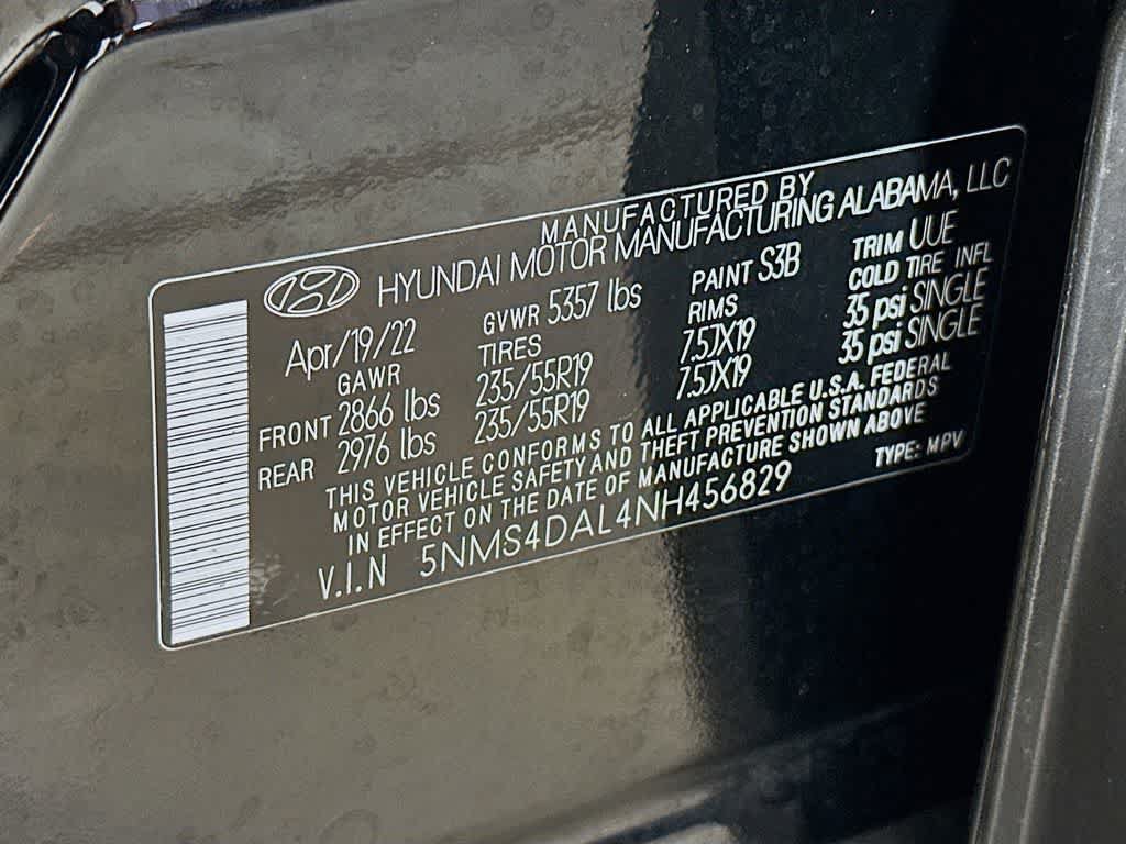 Used 2022 Hyundai Santa Fe Limited AWD/4WD image 22