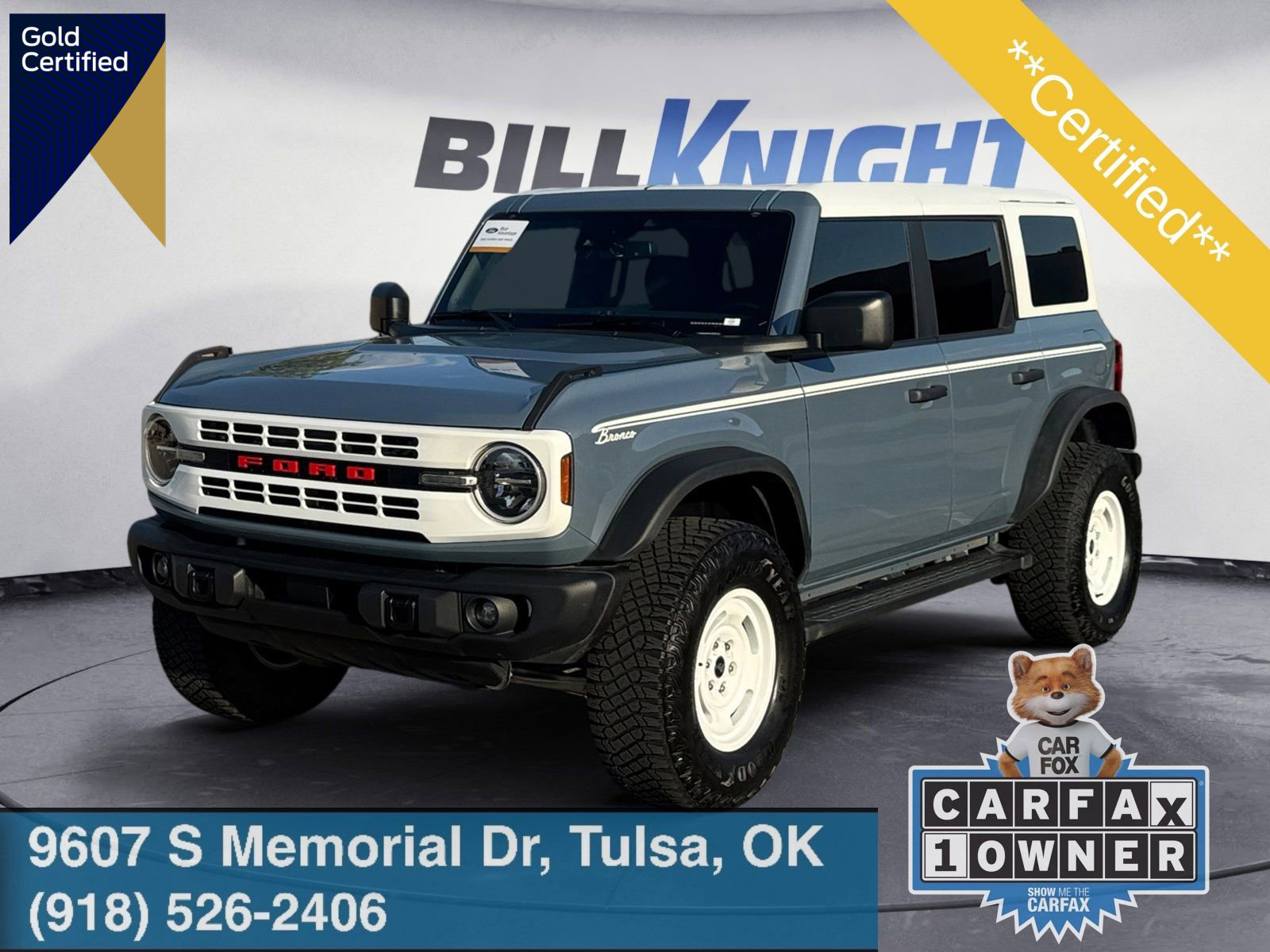 Certified 2023 Ford Bronco Heritage Edition