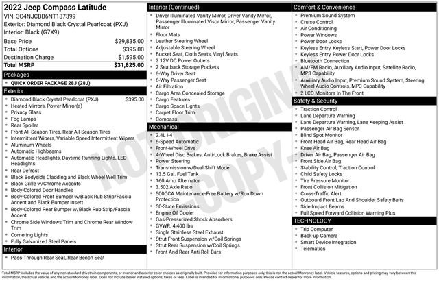 Used 2022 Jeep Compass Latitude image 36