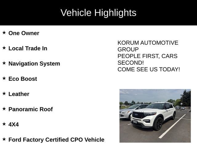 Certified 2023 Ford Explorer ST w/ Equipment Group 401A AWD/4WD image 4