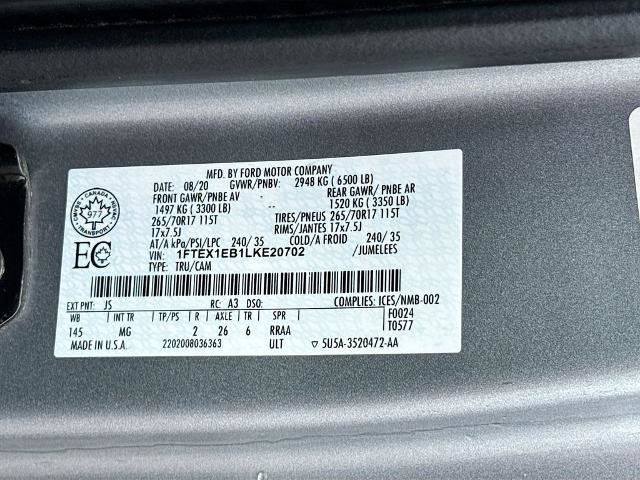Certified 2020 Ford F150 XLT AWD/4WD image 23