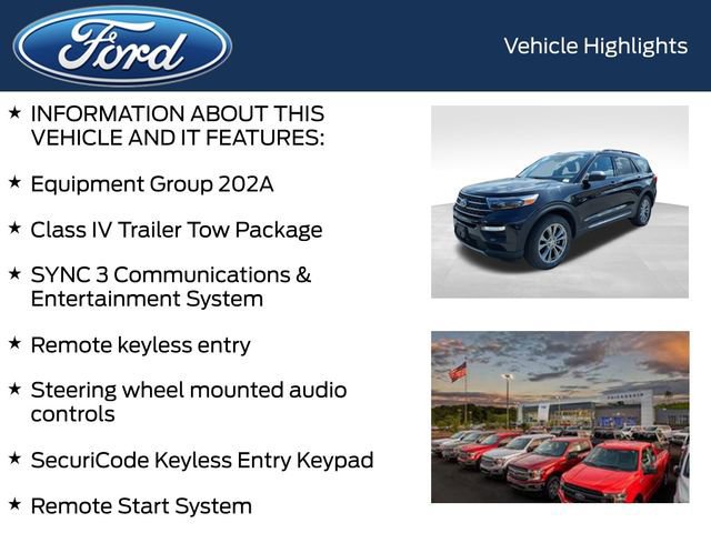 Certified 2022 Ford Explorer XLT w/ Equipment Group 202A image 11