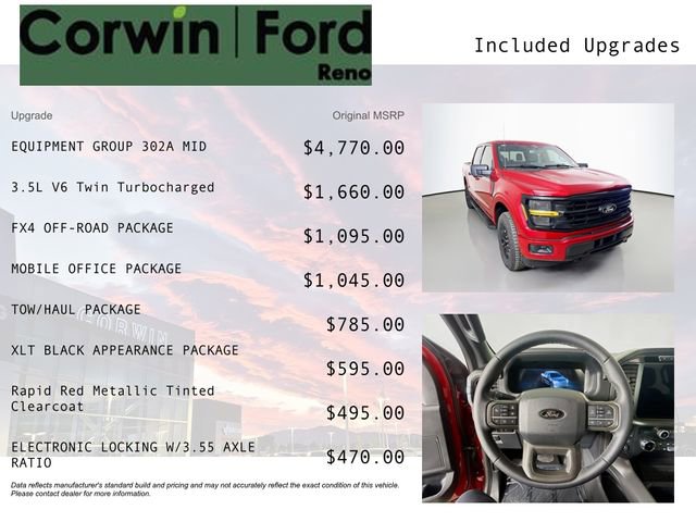 Certified 2024 Ford F150 XLT w/ Equipment Group 302A MID image 3