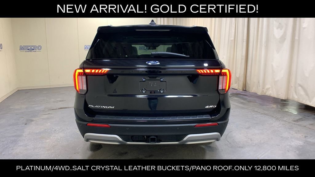 Certified 2025 Ford Explorer Platinum w/ LUX Leather Package AWD/4WD image 4