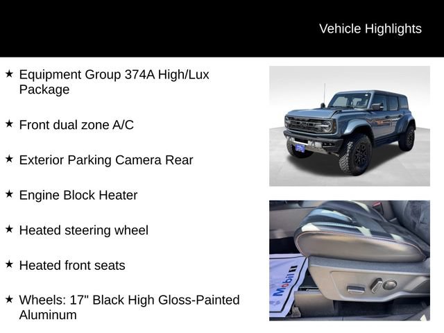 Certified 2024 Ford Bronco Raptor AWD/4WD image 8
