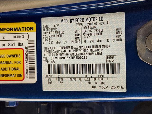 Certified 2024 Ford Bronco Sport Outer Banks w/ Tech Package image 33