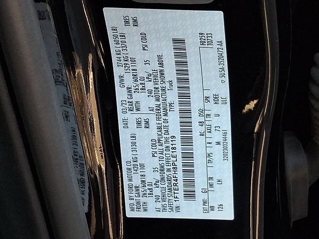 Certified 2023 Ford Ranger XLT w/ Equipment Group 301A Mid AWD/4WD image 33