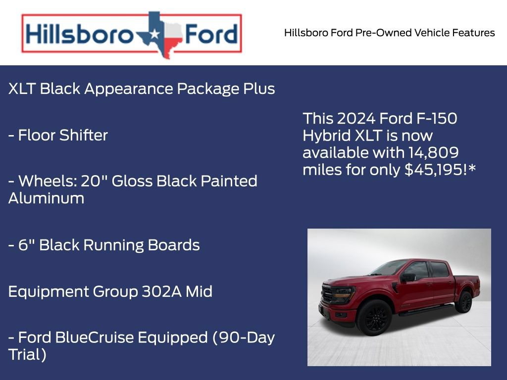 Certified 2024 Ford F150 XLT w/ Equipment Group 302A MID AWD/4WD image 6