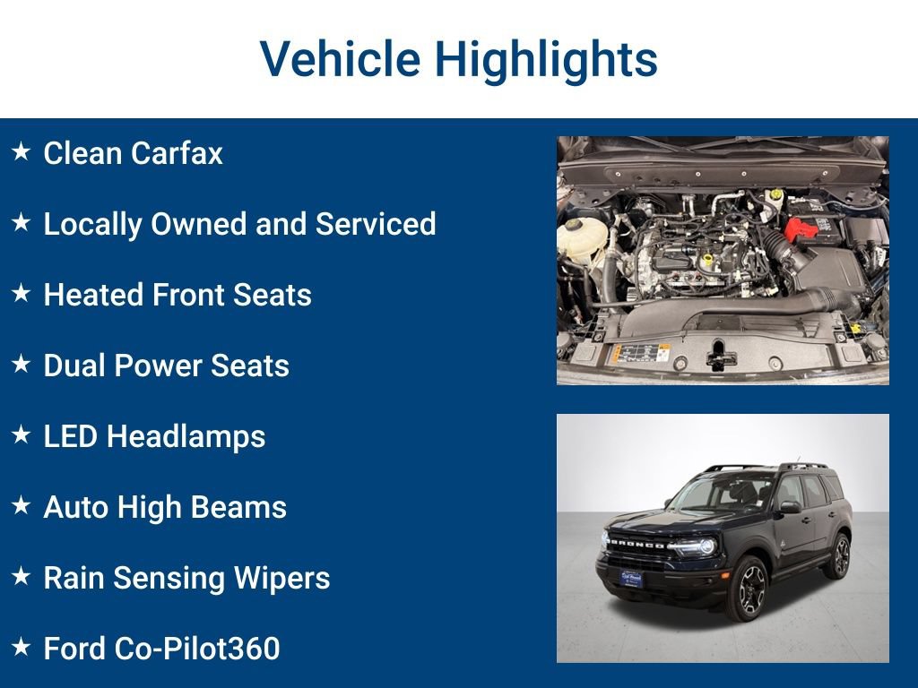 Certified 2023 Ford Bronco Sport Outer Banks AWD/4WD image 3
