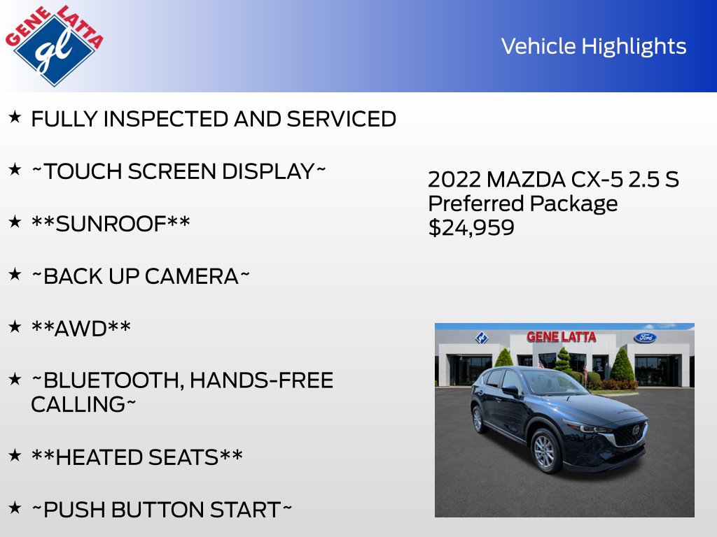 Used 2022 MAZDA CX-5 AWD 2.5 S image 33