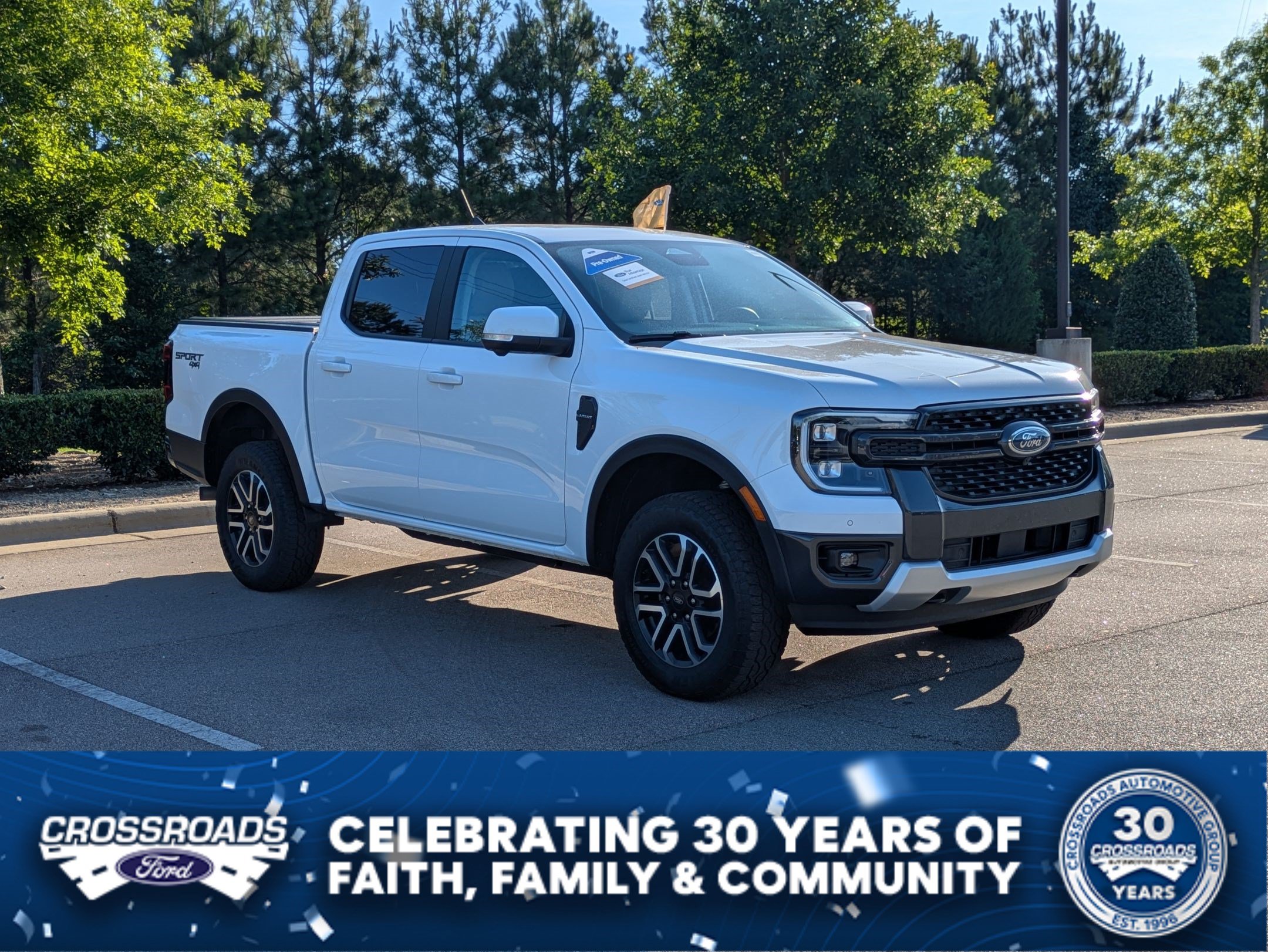 Certified 2025 Ford Ranger Lariat w/ Advanced Towing Package AWD/4WD image 1