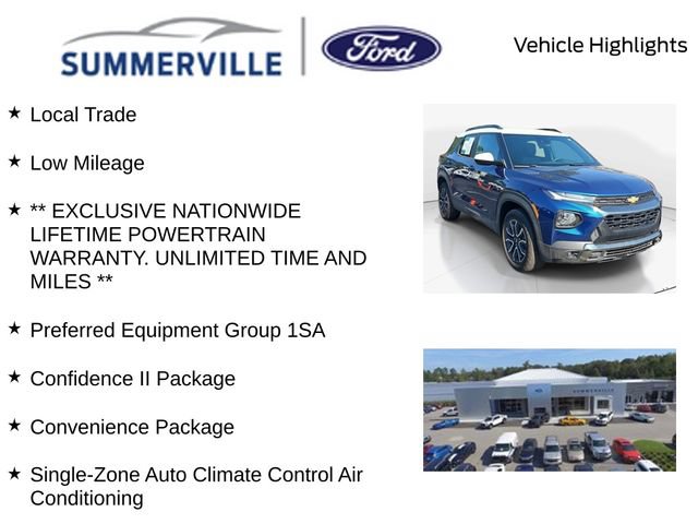 Used 2023 Chevrolet TrailBlazer ACTIV w/ Convenience Package AWD/4WD image 2