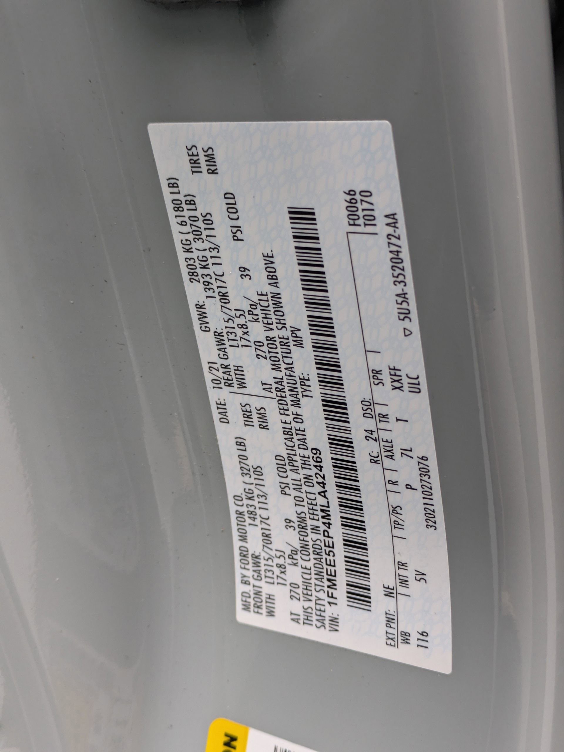 Certified 2021 Ford Bronco First Edition image 40