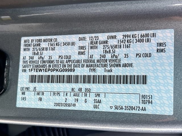 Certified 2023 Ford F150 XLT w/ Equipment Group 302A High AWD/4WD image 40