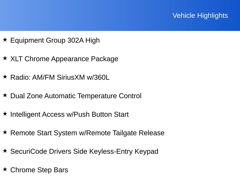 Certified 2021 Ford F150 XLT w/ Equipment Group 302A High AWD/4WD image 7