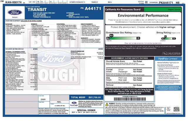Certified 2023 Ford E-Transit Medium Roof w/ Load Area Protection Package RWD image 3