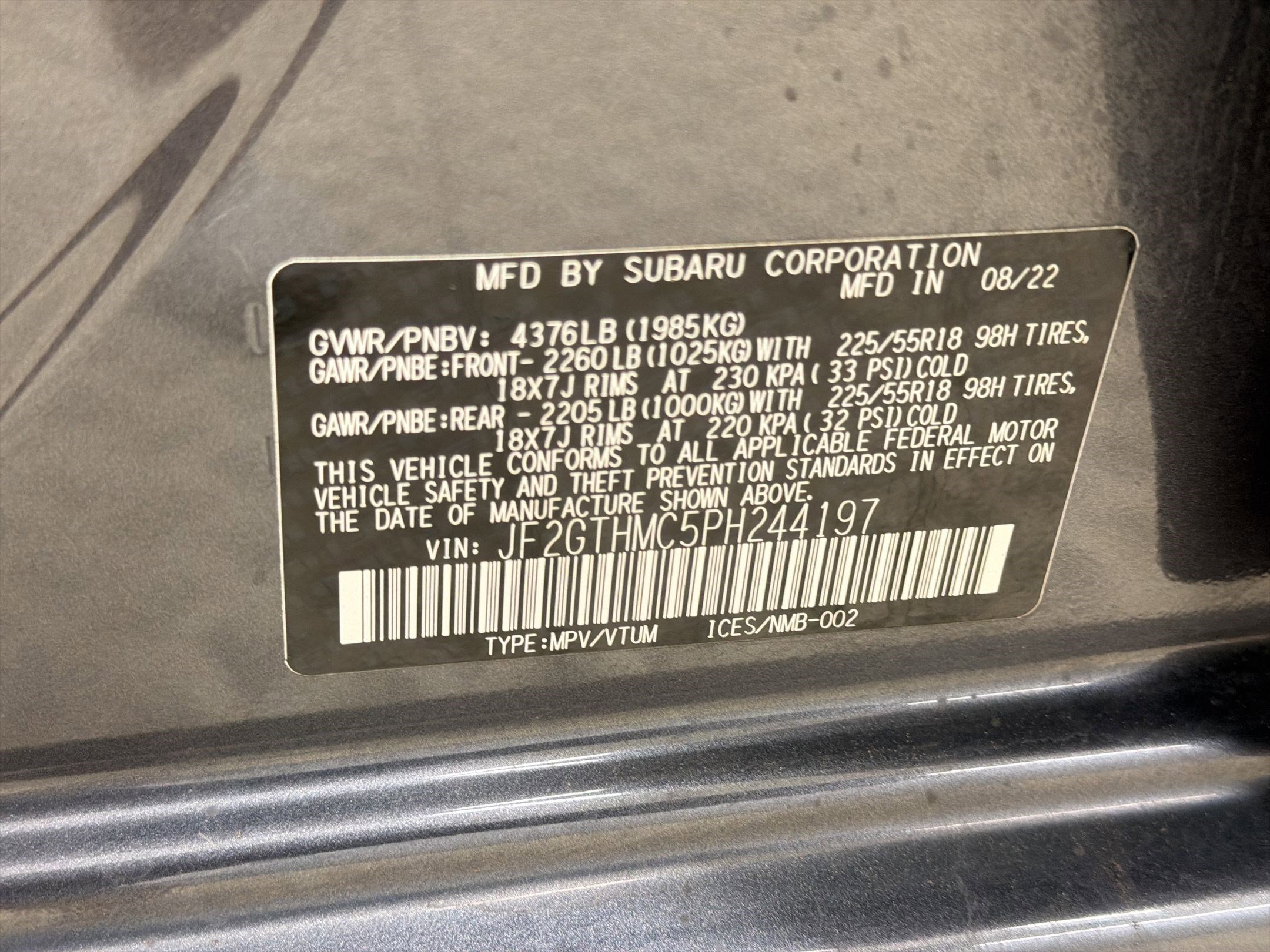 Used 2023 Subaru Crosstrek 2.5i Limited w/ Moonroof Package AWD/4WD image 18