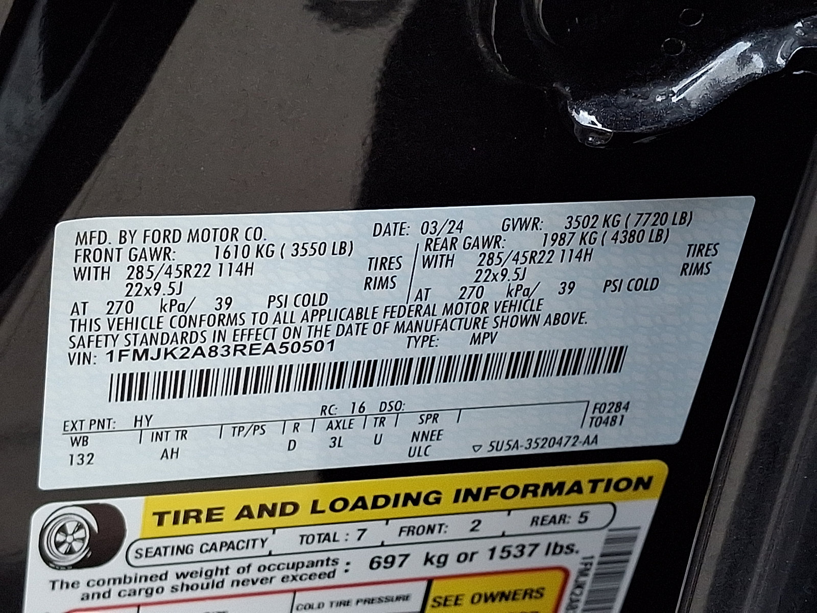 Certified 2024 Ford Expedition Max Limited AWD/4WD image 27