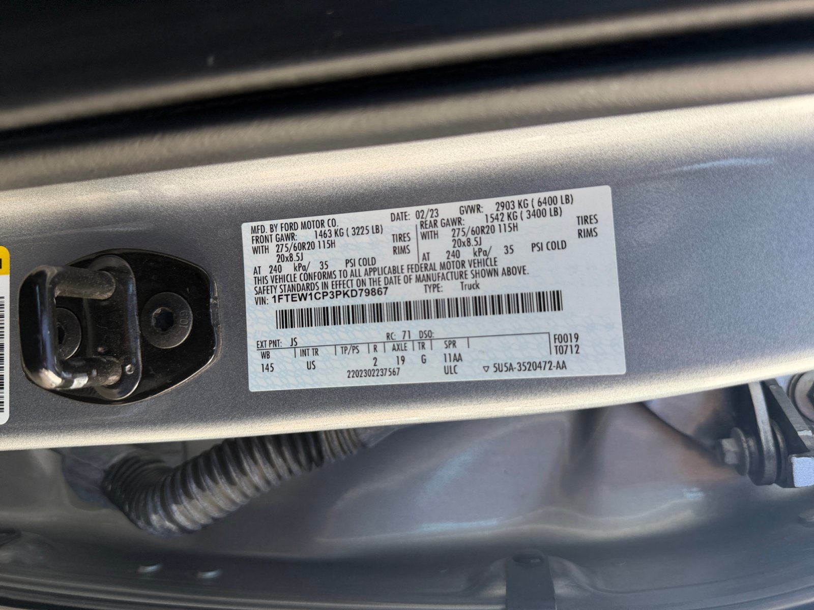 Certified 2023 Ford F150 XLT w/ Equipment Group 302A High RWD image 34