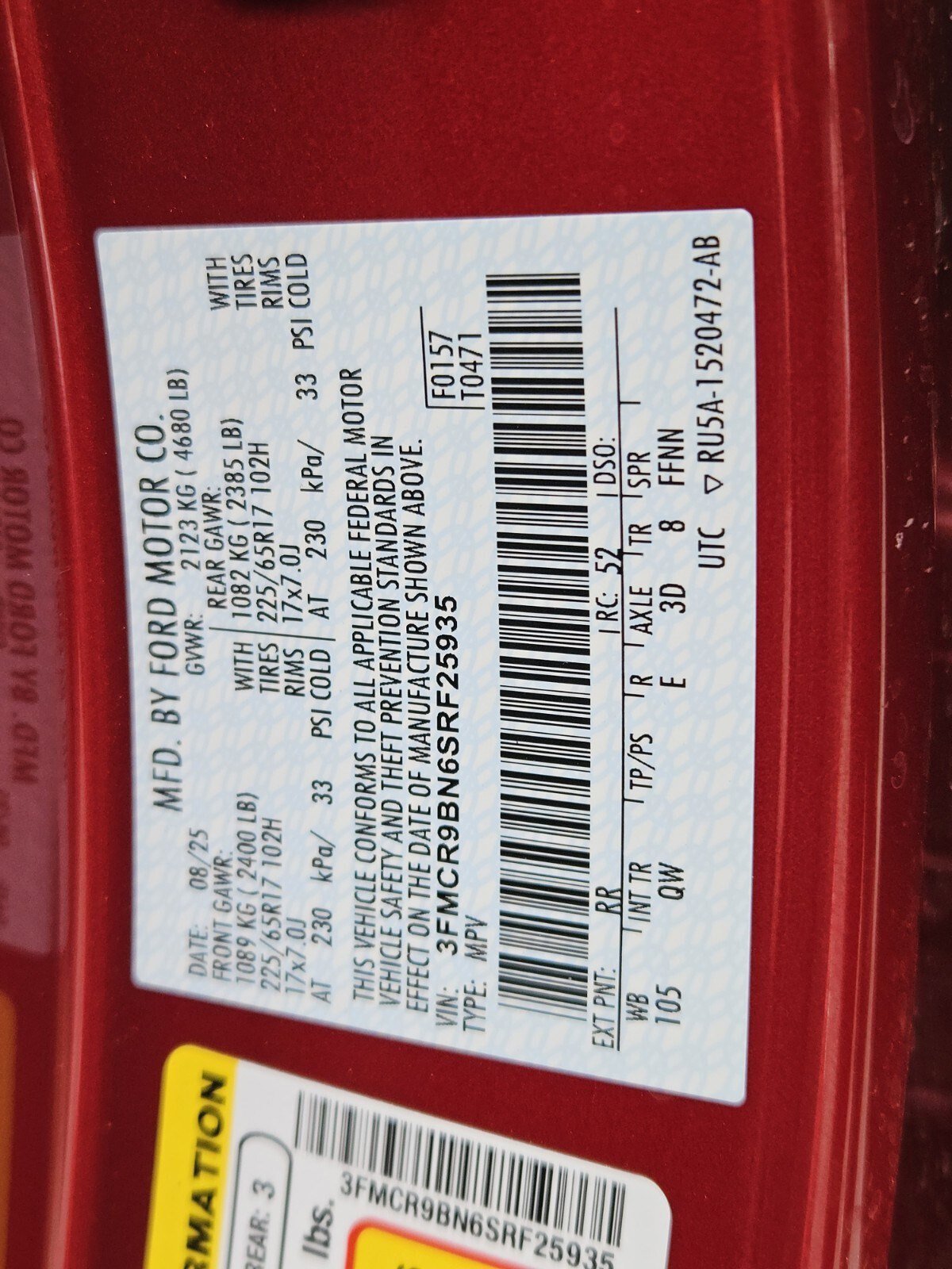 Certified 2025 Ford Bronco Sport Big Bend image 33