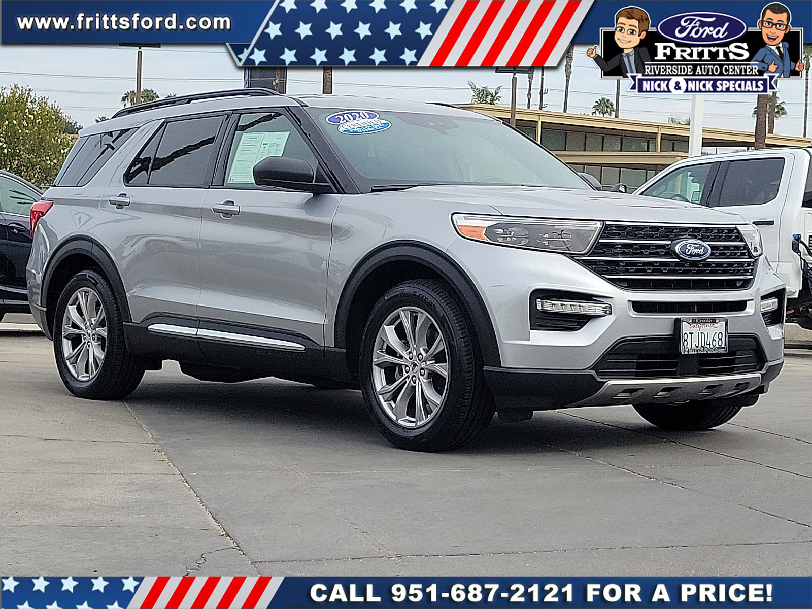 Certified 2020 Ford Explorer XLT w/ Equipment Group 202A RWD image 26