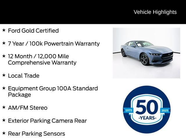 Certified 2025 Ford Mustang Coupe RWD image 6