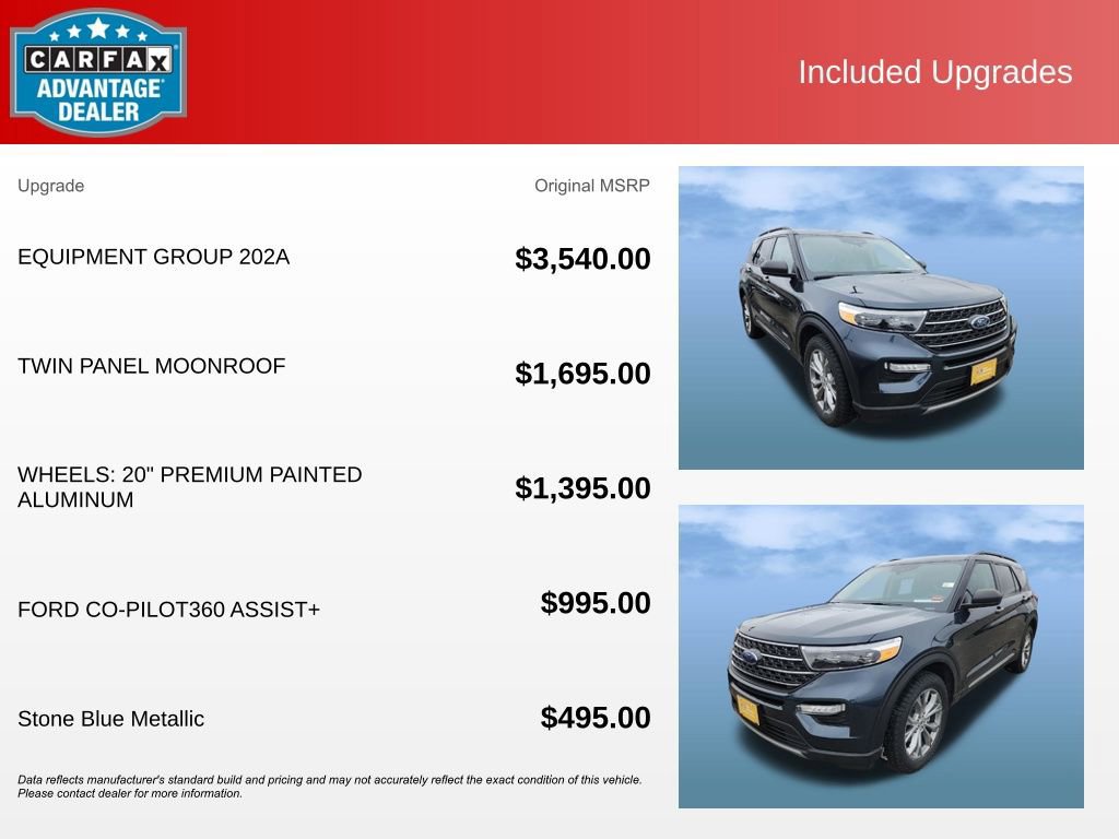 Certified 2023 Ford Explorer XLT w/ Equipment Group 202A image 14