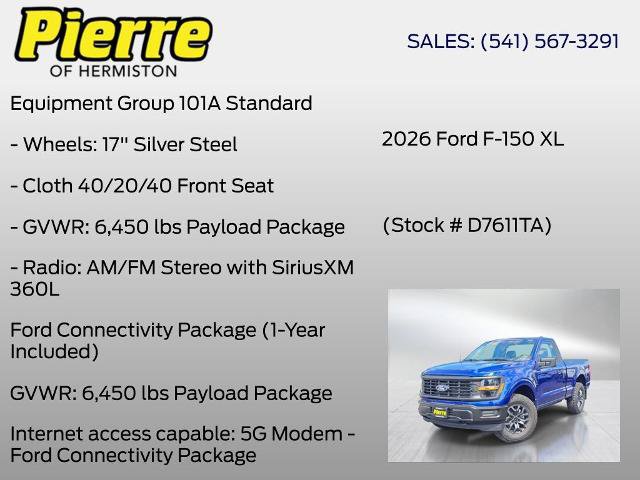 Certified 2026 Ford F150 XL AWD/4WD image 6