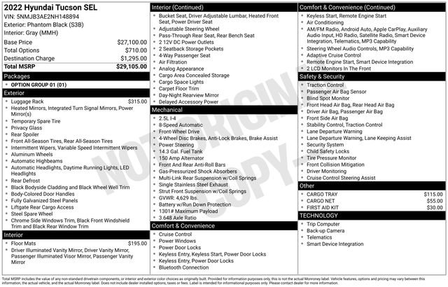 Used 2022 Hyundai Tucson SEL FWD image 5