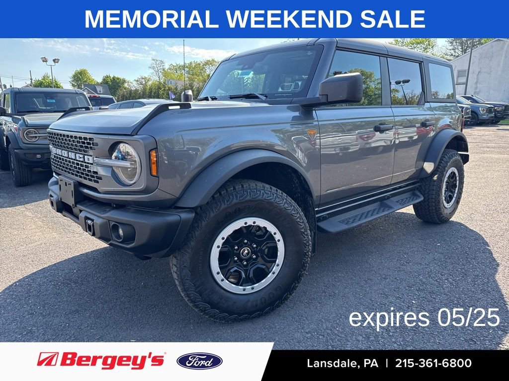 Certified 2025 Ford Bronco Badlands w/ Sasquatch Package