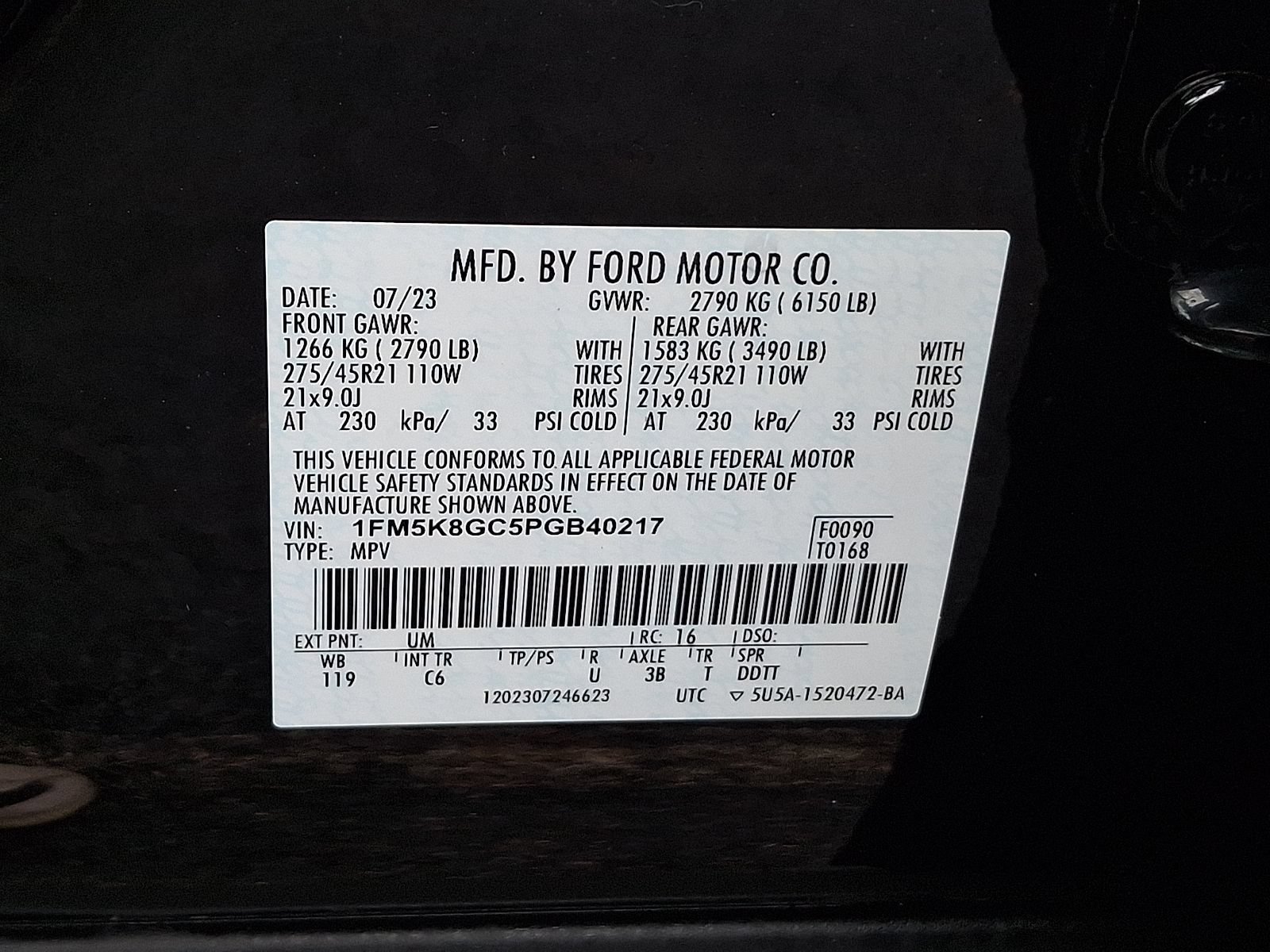 Certified 2023 Ford Explorer ST w/ Equipment Group 401A AWD/4WD image 28