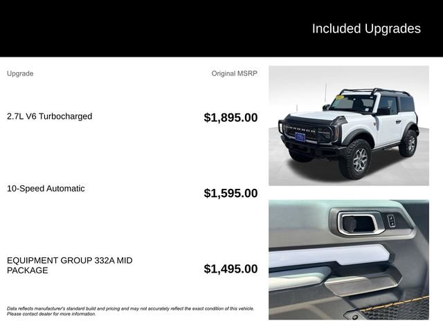 Certified 2021 Ford Bronco Badlands AWD/4WD image 5
