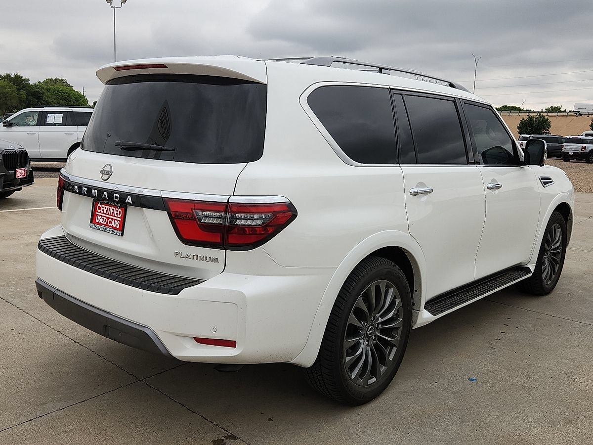 Used 2023 Nissan Armada Platinum w/ Captain's Chairs Package RWD image 3