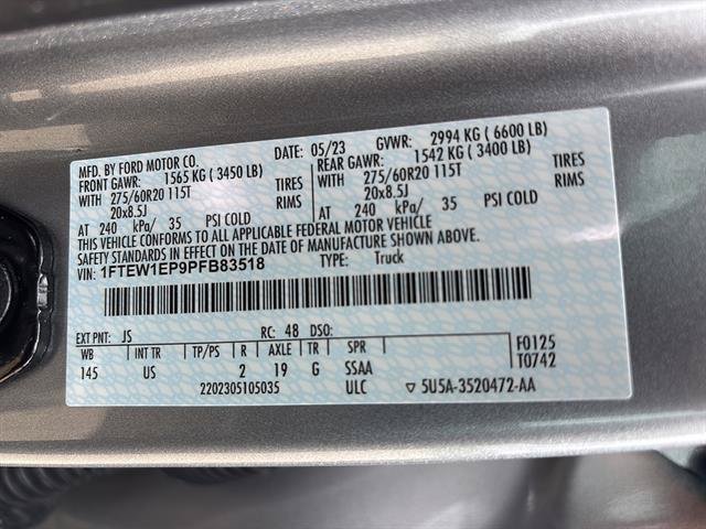 Certified 2023 Ford F150 XLT w/ Equipment Group 302A High AWD/4WD image 21