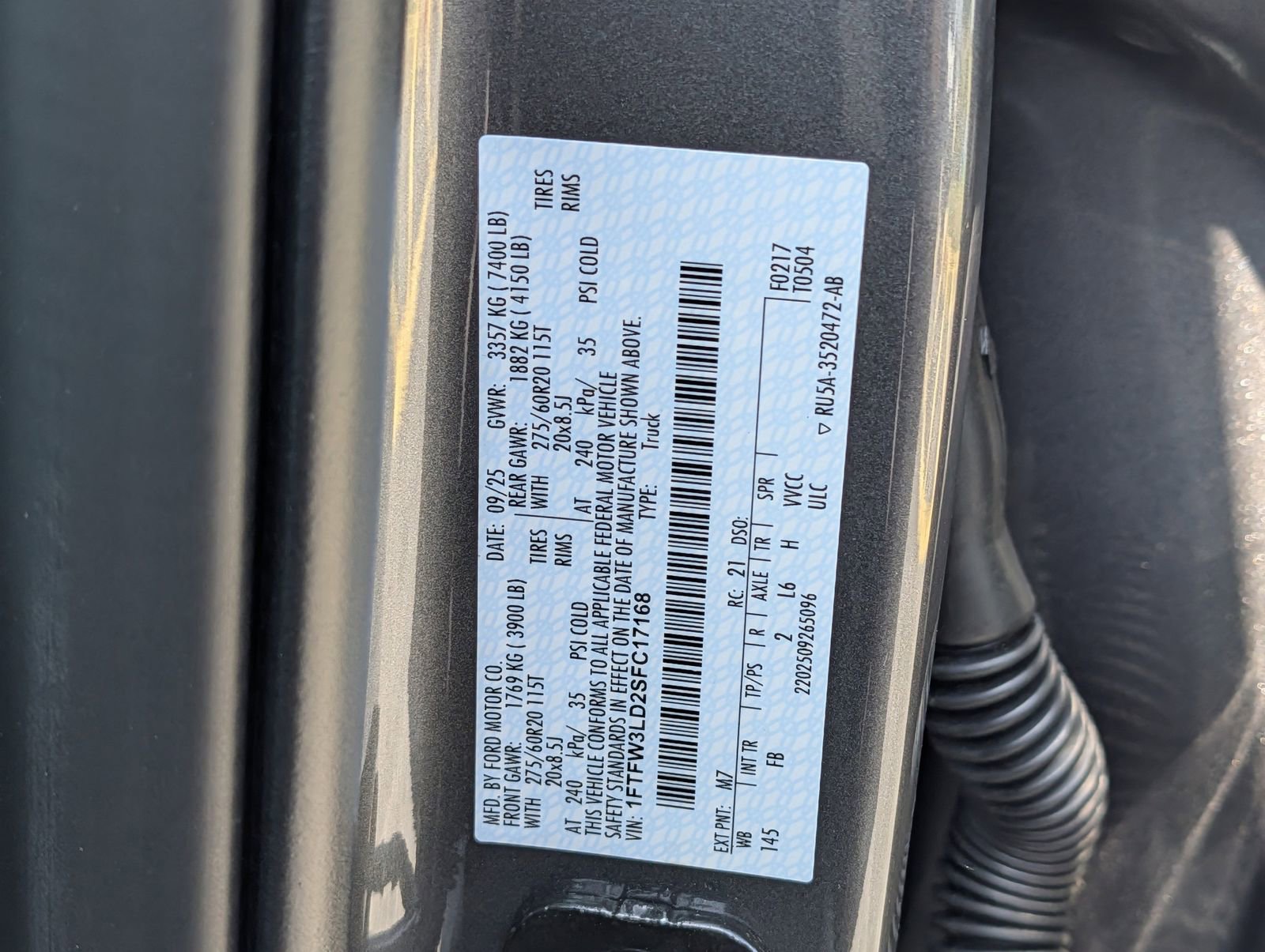 Certified 2025 Ford F150 XLT w/ Equipment Group 302A MID AWD/4WD image 15